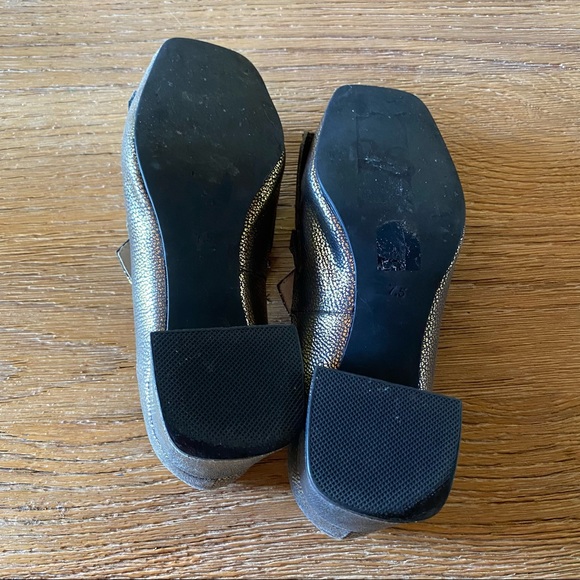 Gold Jeffrey Campbell Loafers - Picture 4 of 5